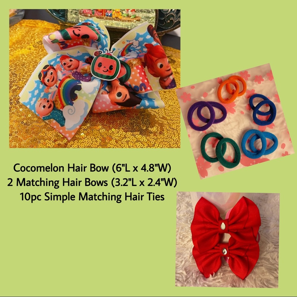 Cocomelon Hair Bow